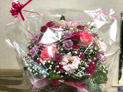 ご家族のお誕生日祝のお花